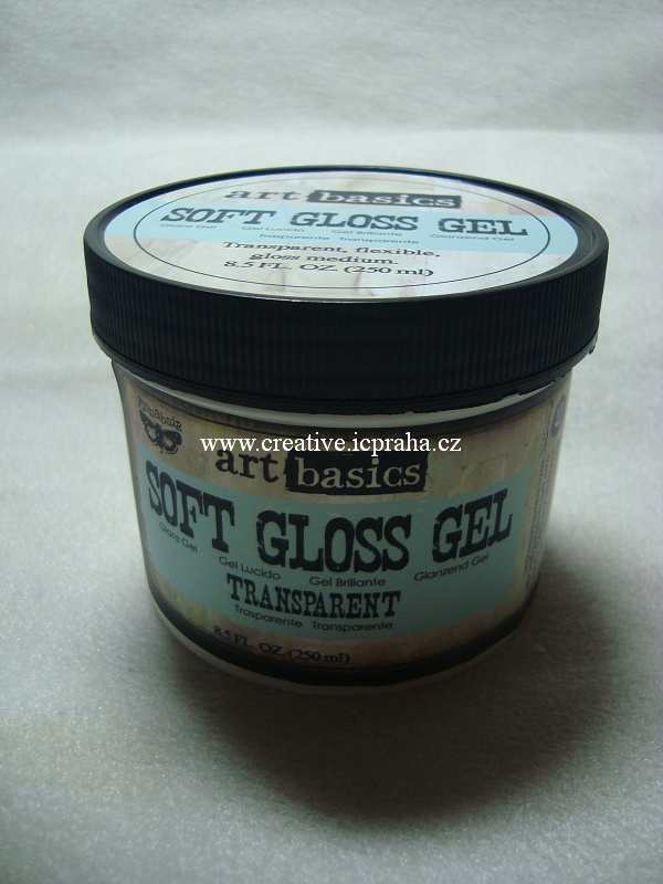 Finnabair Soft Gloss Gel - 250ml transparentní